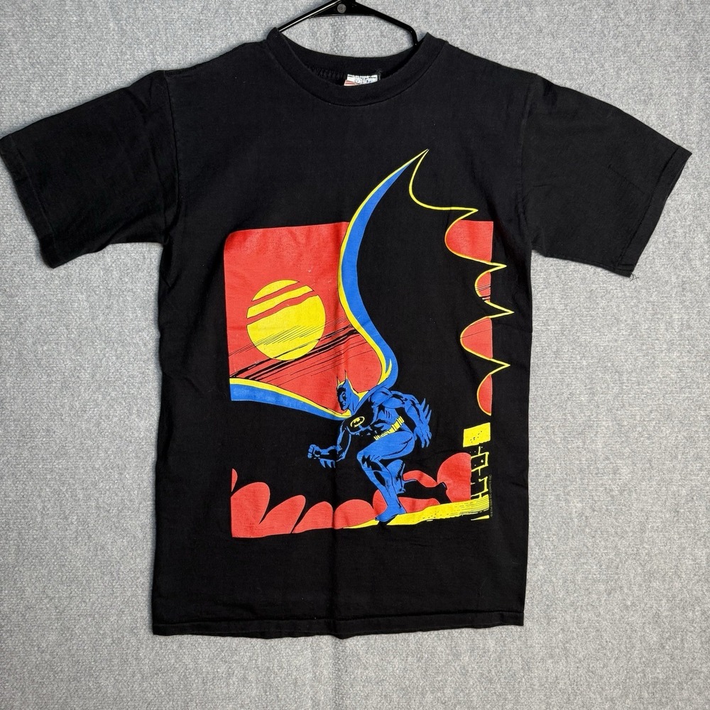 Batman Shirt Men's Large Vintage 1988 DC Comics Single Stitch United Stars